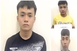 Ba trong số 9 đối tượng bị bắt giữ. (Nguồn: TTXVN)