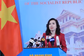 Người Phát ngôn Bộ Ngoại giao Lê Thị Thu Hằng. (Ảnh: Lâm Khánh/TTXVN) 