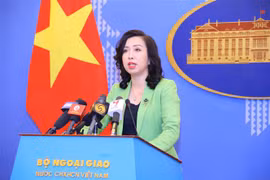 Người phát ngôn Bộ Ngoại giao Lê Thị Thu Hằng. (Ảnh: Văn Điệp/TTXVN) 