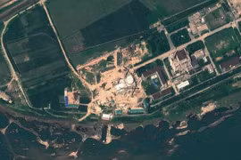 Hình ảnh vệ tinh chụp tổ hợp hạt nhân Yongbyon ở Triều Tiên, ngày 6/8/2012. (Nguồn: AFP/TTXVN) 