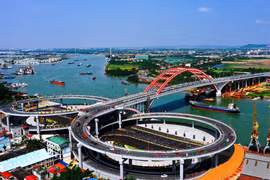 Một góc thành phố Hải Phòng. (Nguồn: TTXVN) 