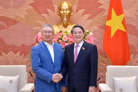 Phó Chủ tịch Quốc hội Nguyễn Đức Hải tiếp Chủ tịch Hội Hữu nghị Hàn Quốc-Việt Nam Lee Shin Jae. (Nguồn: Cổng thông tin điện tử Quốc hội)