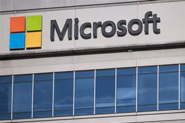 Văn phòng của Microsoft ở Chevy Chase, Maryland, Mỹ. (Ảnh: AFP/TTXVN)