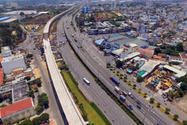 Một góc Thành phố Hồ Chí Minh. (Ảnh: Hoàng Hải/TTXVN) 