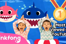 Ca khúc Baby Shark Dance được phát hành lần đầu vào tháng 6/2016 trong series các bài hát thiếu nhi do Pinkfong sản xuất. (Nguồn: Pinkfong)