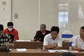 Đại diện Hội Chữ thập Đỏ các tỉnh, thành phố tham dự hội nghị. (Ảnh: Mai Trang/TTXVN) 