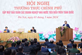 Thủ tướng Phạm Minh Chính phát biểu khai mạc Hội nghị. (Ảnh: Dương Giang/TTXVN)