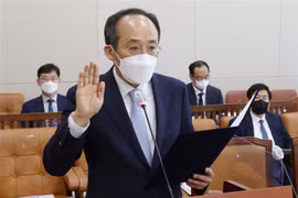 Phó Thủ tướng kiêm Bộ trưởng Kế hoạch và Tài chính Hàn Quốc Choo Kyung-ho. (Ảnh: Yonhap/TTXVN) 