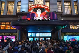 Cảnh đông đúc trong dịp Lễ Tạ ơn ở New York, Mỹ hồi năm 2019, hoàn toàn trái ngược với năm nay. (Nguồn: AFP/TTXVN) 