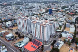 Toàn cảnh một dự án nhà ở xã hội tọa lạc tại trung tâm thành phố Phan Rang-Tháp Chàm. (Ảnh: Công Thử/TTXVN)