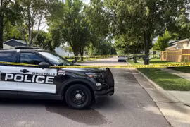 Cảnh sát phong toản hiện trường vụ nổ súng ở thành phố Sioux Falls. (Nguồn: Dakota News Now)