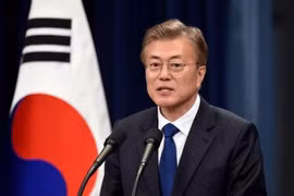 Tổng thống Hàn Quốc Moon Jae-in. (Ảnh: IRNA/TTXVN) 
