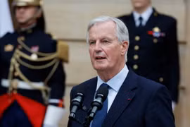 Tân Thủ tướng Pháp Michel Barnier. (Ảnh: THX/TTXVN)