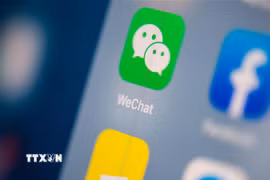 Các đối tượng liên lạc qua ứng dụng Wechat. (Nguồn: TTXVN)