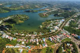 Một góc thành phố Gia Nghĩa, tỉnh Đắk Nông. (Nguồn: Vietnam+)
