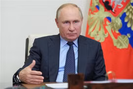 Tổng thống Nga Vladimir Putin. (Nguồn: AFP/TTXVN) 