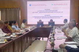 Quang cảnh buổi tọa đàm. (Nguồn: TTXVN) 