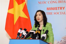 Người phát ngôn Bộ Ngoại giao Lê Thị Thu Hằng. (Ảnh: Văn Điệp/TTXVN) 