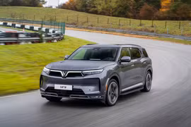 Mẫu SUV điện cỡ lớn VF 9. (Nguồn: Vietnam+)