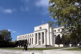 Trụ sở Fed tại Washington, DC, Mỹ. (Ảnh: AFP/TTXVN)