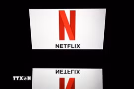 Biểu tượng Netflix. (Ảnh: AFP/TTXVN)