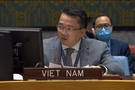 Đại sứ Phạm Hải Anh, Phó trưởng Phái đoàn Việt Nam tại Liên hợp quốc. (Ảnh: TTXVN) 