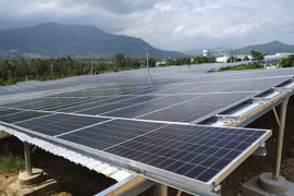 Sản lượng điện phát năng lượng tái tạo trung bình ngày khoảng 3,2 triệu kWh. (Ảnh: Đức Duy/Vietnam+)