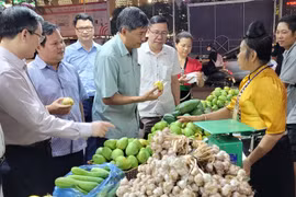 Hà Nội đẩy mạnh các chương trình kết nối tiêu thụ nông sản vùng miền. (Ảnh: Đức Duy/Vietnam+)