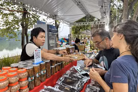 Nhiều sản phẩm trong nước thu hút khách du lịch quốc tế. (Ảnh: Xuân Quảng/Vietnam+)