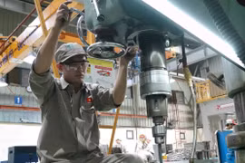 Nhóm hàng công nghiệp chế biến chiếm 88,4% kim ngạch xuất khẩu quý 1/2025. (Ảnh: Đức Duy/Vietnam+)