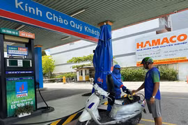 Một điểm bán xăng sinh học của PVOIL. (Ảnh: TTXVN)