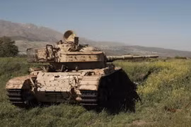 Xe tăng Israel. (Nguồn: AFP/TTXVN)