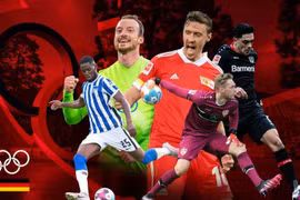 Các cầu thủ đội tuyển Olympic Đức. (Nguồn: bundesliga.com)