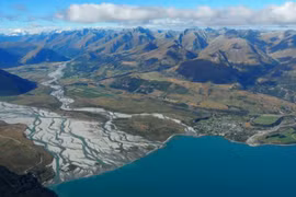 Thị trấn Glenorchy trên hồ Wakatipu và sông Otago, New Zealand. (Nguồn: Reuters)