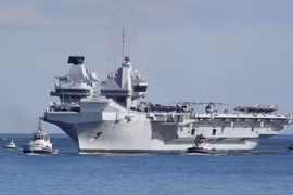 Tàu HMS Queen Elizabeth. (Nguồn: hampshirelive.news)
