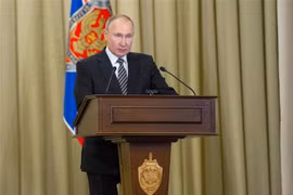 Ông Putin bỏ phiếu trực tuyến trong cuộc bầu cử Duma Quốc gia Nga