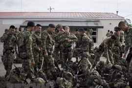 Binh sỹ Colombia. (Ảnh minh họa. Nguồn: AFP/TTXVN)