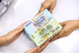 Ngân hàng đau đầu vì nợ xấu ngày càng phình to. (Ảnh: PV/Vietnam+) 