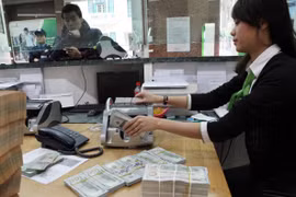 Tuy hạ nhiệt tỷ giá vẫn tiếp tục duy trì ở mức cao. (Ảnh: PV/Vietnam+)