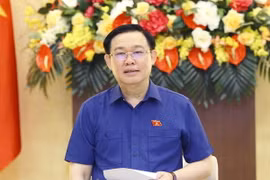 Chủ tịch Quốc hội Vương Đình Huệ phát biểu. (Ảnh: Doãn Tấn/TTXVN)