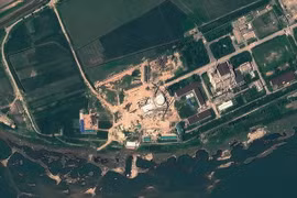 Tổ hợp hạt nhân Yongbyon tại Triều Tiên-ảnh tư liệu, chụp từ vệ tinh. (Ảnh: AFP/TTXVN)
