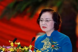 Bộ trưởng Nội vụ Phạm Thị Thanh Trà. (Ảnh: TTXVN)