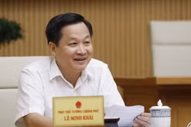 Phó Thủ tướng Lê Minh Khái. (Ảnh: Dương Giang/TTXVN)