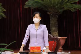 Bí thư Tỉnh ủy Bắc Ninh Đào Hồng Lan. (Ảnh: Thanh Thương/TTXVN)