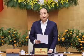 Thủ tướng Nguyễn Xuân Phúc phát biểu. (Ảnh: Thống Nhất/TTXVN)
