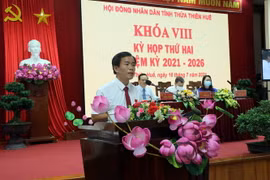Chủ tịch UBND tỉnh Thừa Thiên-Huế Nguyễn Văn Phương nhiệm kỳ 2016-2021. (Ảnh: Đỗ Trưởng/TTXVN)