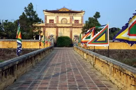 Công trình Tàng Thơ Lâu. (Ảnh: Đỗ Trưởng/TTXVN)