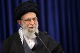 Nhà lãnh đạo tối cao Iran Ali Khamenei. (Ảnh: AFP/TTXVN)