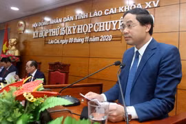 Ông Trịnh Xuân Trường, Chủ tịch Ủy ban Nhân dân tỉnh Lào Cai. (Ảnh: Quốc Khánh/TTXVN)