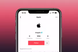 Tài khoản Apple trên trang mạng xã hội video ngắn TikTok. (Nguồn: 9to5Mac)